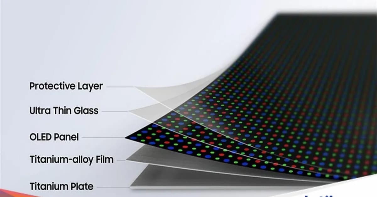 Samsung Flex Titanium teknologi layar foldable terbaru dengan material titanium