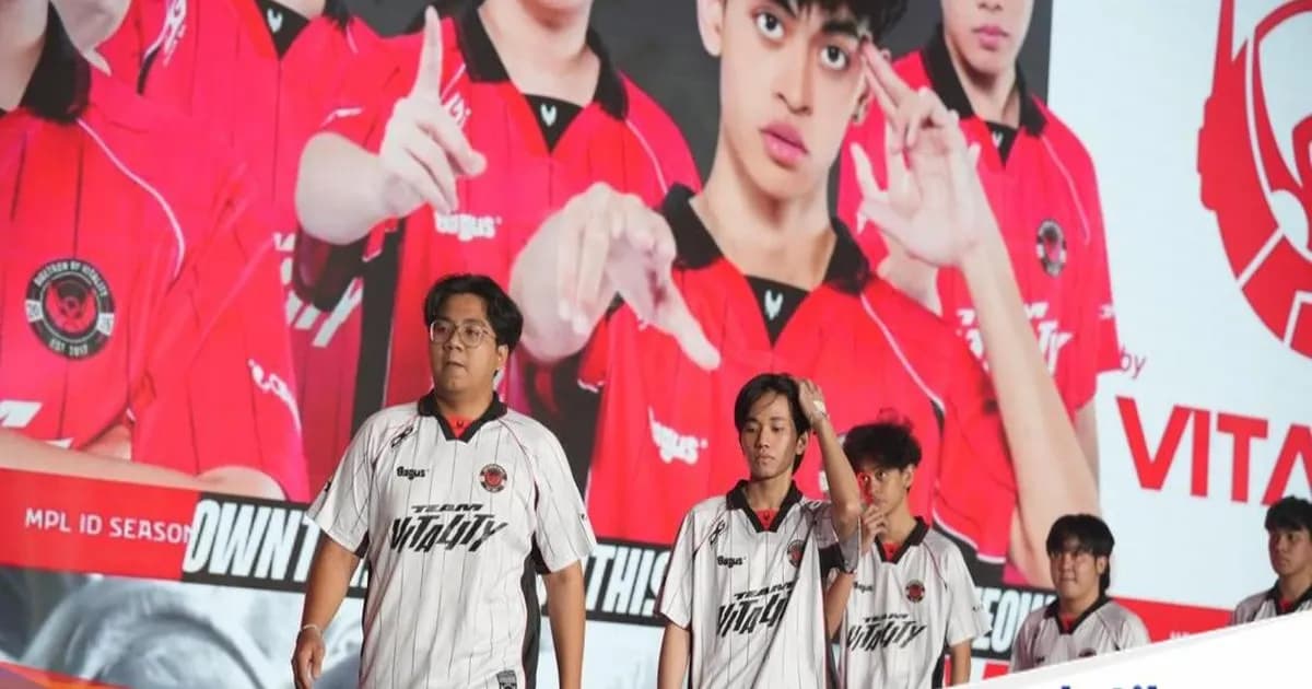 Pertandingan Mobile Legends antara RRQ Hoshi melawan Bigetron by Vitality di babak reguler MPL ID S17