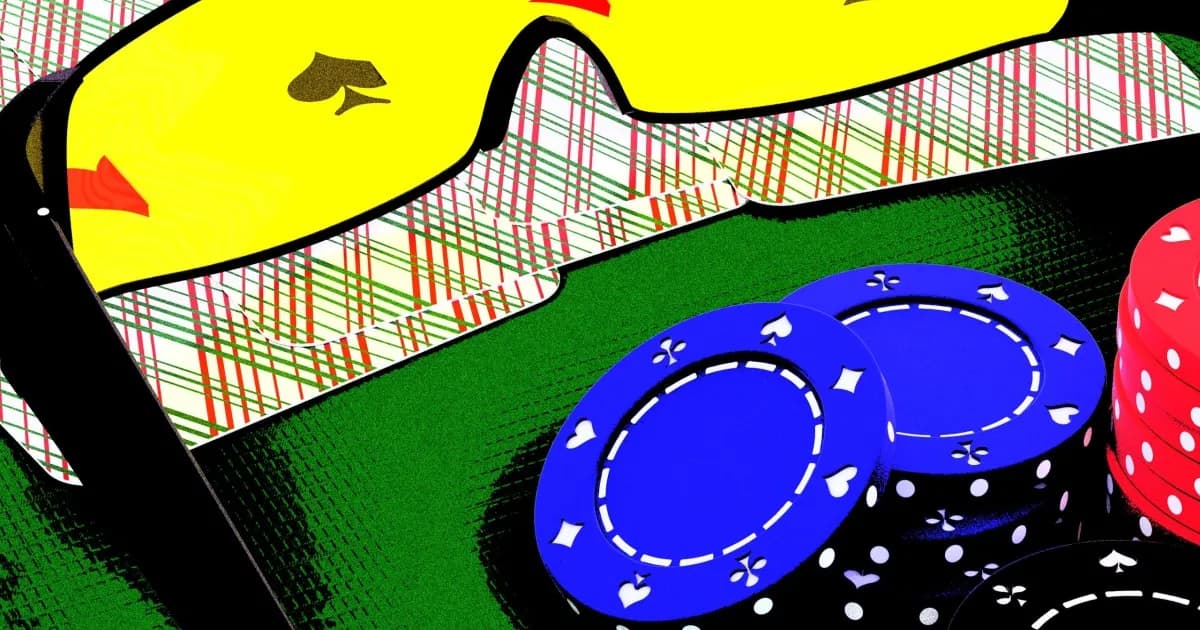 Tampilan overlay AI tells detection ESPN saat siaran WSOP Main Event 2026 dengan metrik pergerakan pemain