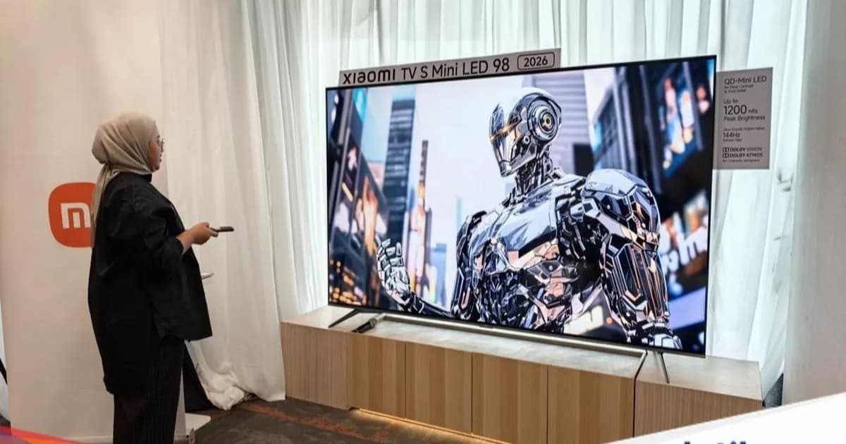 Xiaomi TV S Mini LED 2026 dengan layar Quantum Dot Mini LED 4K